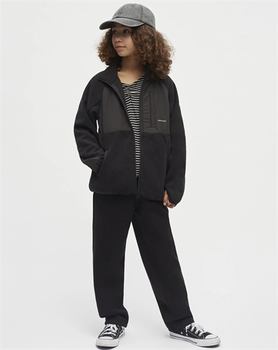 Mads Nørgaard Kids - Soft Fleece Taki Jakke - Jet Black